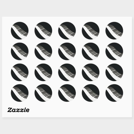 Piano Keys Stickers (Vel)