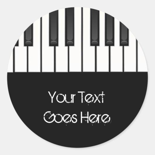 Piano Keys Stickers (Voorkant)