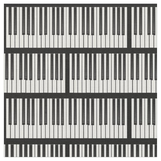 Piano Keys Stof (Close Up)
