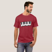 Piano Keys T-shirt (Voorkant volledig)
