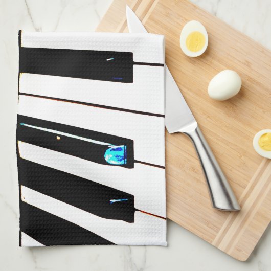 Piano Keys Tea Towel Theedoek (Quarter Fold)