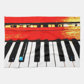 Piano Keys Tea Towel Theedoek (Horizontaal)
