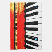 Piano Keys Tea Towel Theedoek (Verticaal)