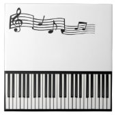 Piano Keys Tegeltje (Voorkant)