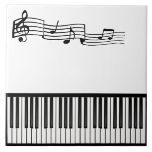 Piano Keys Tegeltje