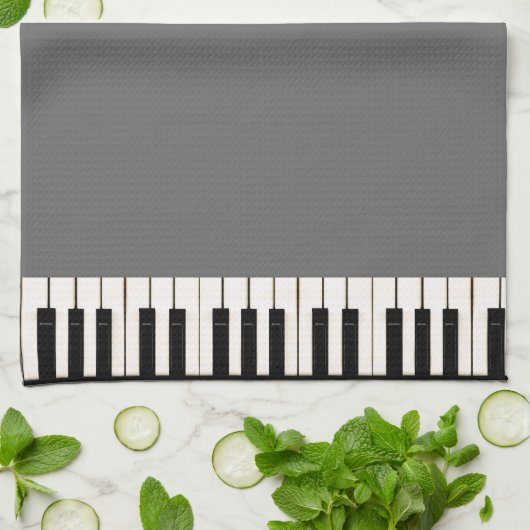 Piano Keys 🎹 Theedoek (Gevouwen)