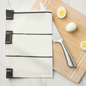 Piano Keys Theedoek (Quarter Fold)