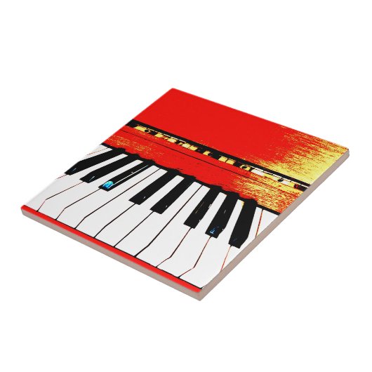 Piano Keys Tile Tegeltje (Zijkant)