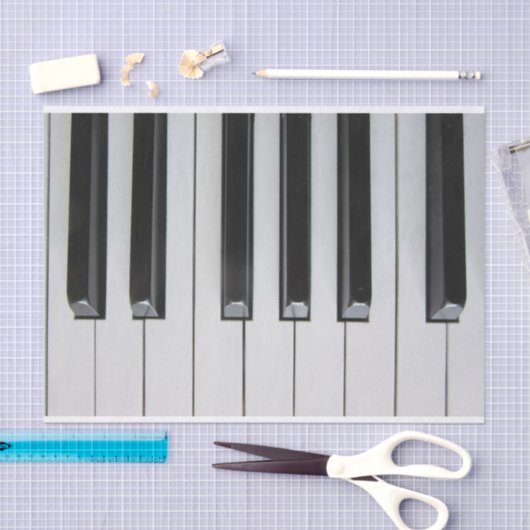 Piano Keys Tissuepapier (Craft)