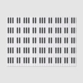 Piano Keys Tissuepapier (Voorkant)