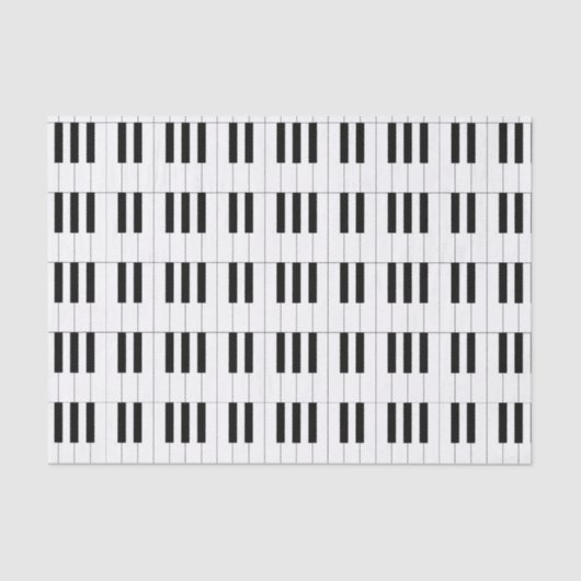 Piano Keys Tissuepapier (Voorkant)