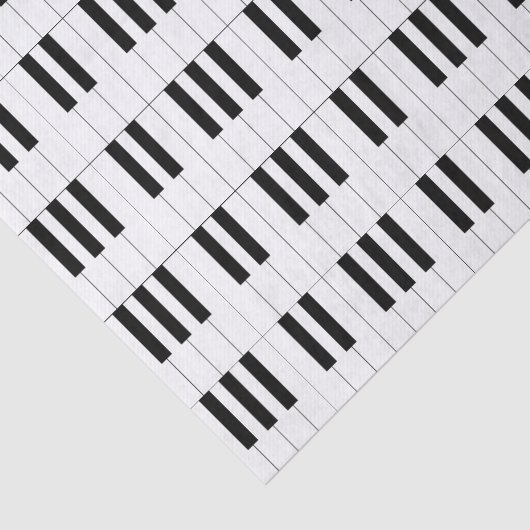 Piano Keys Tissuepapier (Detail)