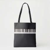 Piano Keys Tote Bag (Voorkant)