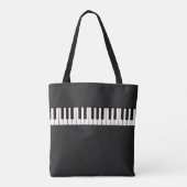Piano Keys Tote Bag (Achterkant)