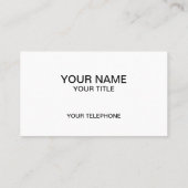 Piano Keys Visitekaartje (Achterkant)