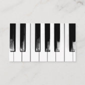 Piano Keys Visitekaartje (Voorkant)