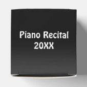 Piano Keys voor Piano Overweging Bedankdoosjes (Bovenkant)