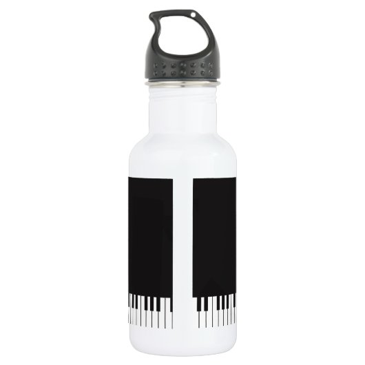 Piano Keys Water Bottle Waterfles (Achterkant)