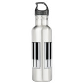 Piano Keys Waterfles (Achterkant)