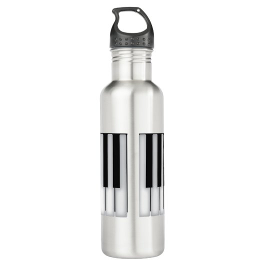 Piano Keys Waterfles (Achterkant)