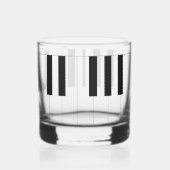 Piano Keys Whisky Glas (Links)