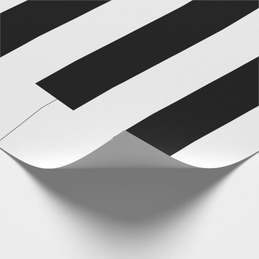 Piano Keys Zwart-wit Keyboard Muziek Lover's Cadeaupapier (Hoek)