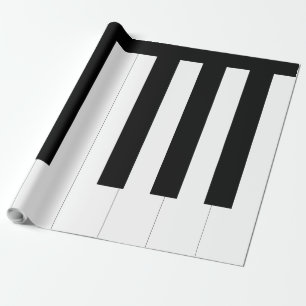 Piano Keys Zwart Wit Muziekinstrument Muziek Cadeaupapier