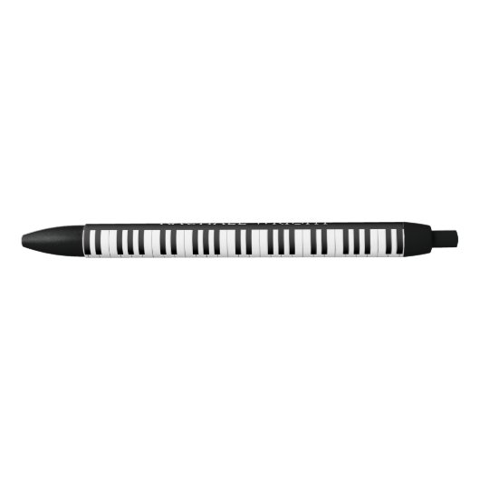 Piano Keys Zwarte Inkt Pen (Voorkant)