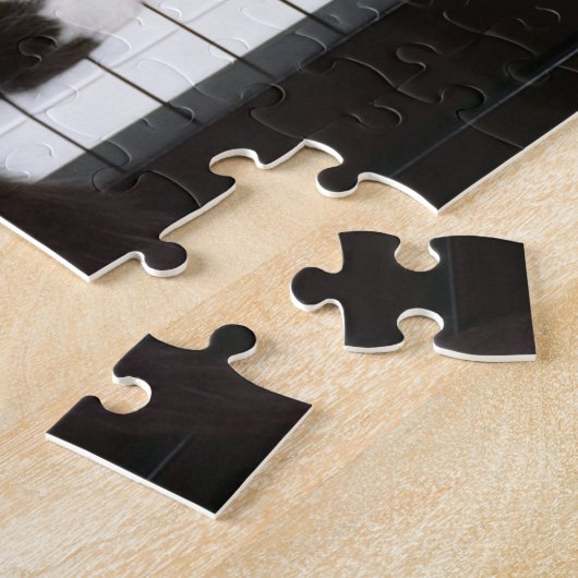 Piano Kitten Puzzle Legpuzzel (Zijkant)