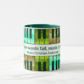 Piano-koffie 3 mok (Midden)