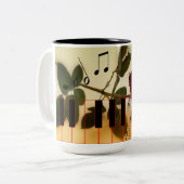Piano koffie mok (Voorkant links)