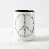 Piano koffie mok (Center)