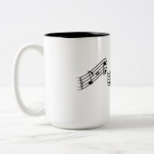 Piano koffie mok (Links)