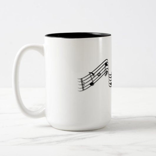 Piano koffie mok (Links)