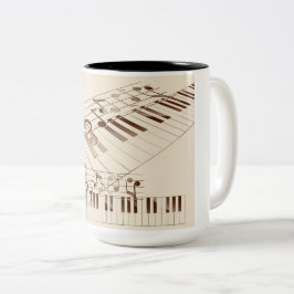 Piano koffie mok