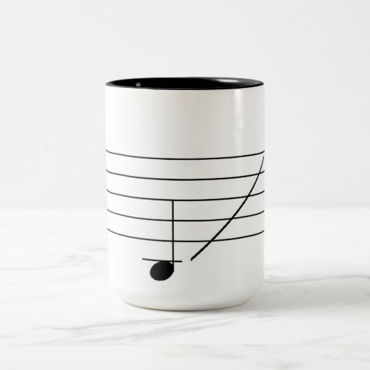 Piano koffie mok (Center)