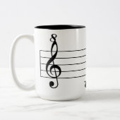 Piano koffie mok (Links)