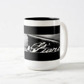 Piano - Koffie, Tea Mok, Cup Tweekleurige Koffiemok (Voorkant rechts)