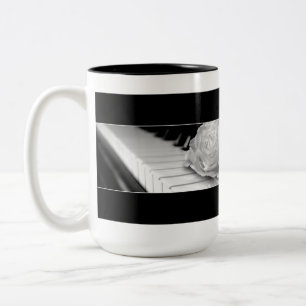 Piano - Koffie, Tea Mok, Cup Tweekleurige Koffiemok