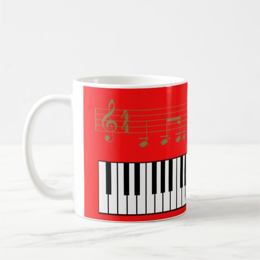 Piano Koffiemok (Links)
