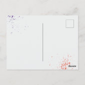 Piano kunstfeest briefkaart (Achterkant)