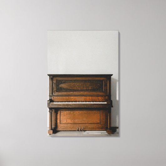 Piano-kunstwerk Canvas Afdruk (Voorkant)