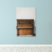 Piano-kunstwerk Canvas Afdruk (Insitu (Houten vloer))