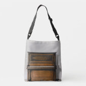 Piano-kunstwerk Crossbody Tas (Achterkant)