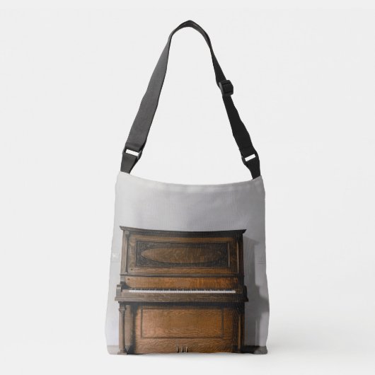 Piano-kunstwerk Crossbody Tas (Voorkant)