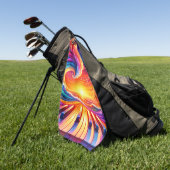 Piano Kunstwerk Golfhanddoek (Groen)