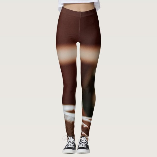 Piano-kunstwerk Leggings (Voorkant)
