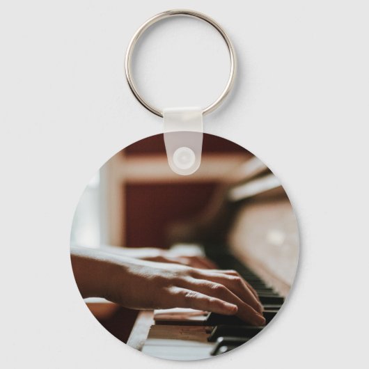 Piano-kunstwerk Sleutelhanger (Voorkant)