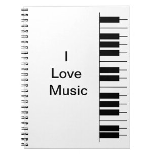 "Piano"-laptop Notitieboek