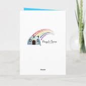 Piano leraar Dank u Bedankkaart (Achterkant)